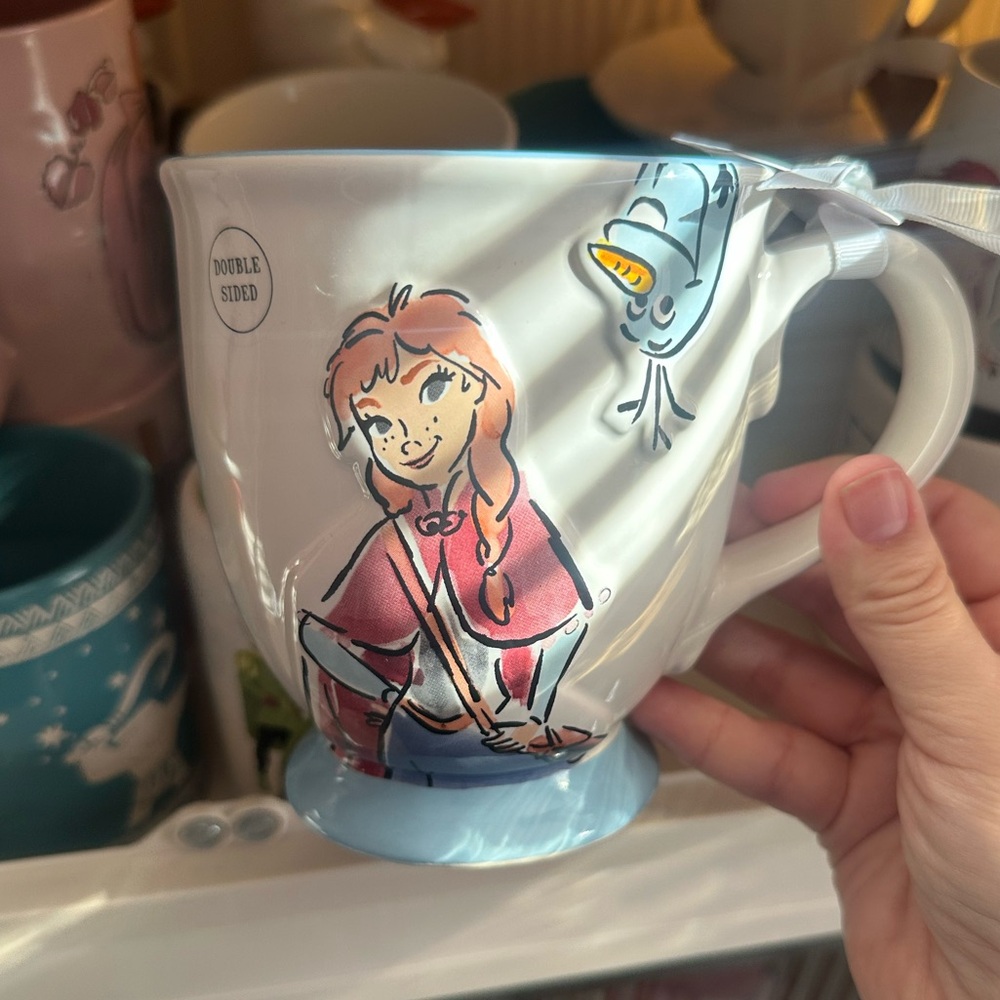 Rae Dunn Disney Frozen Anna & Olaf Mug